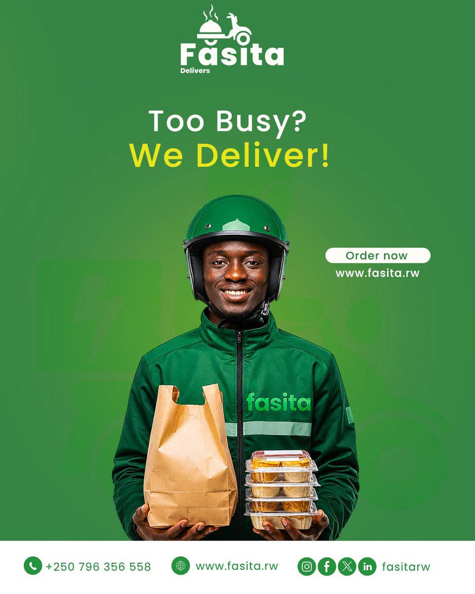 fasitarw's tweet photo. No matter where you are in Huye or Kigali, #FASITA brings it to you! 📍🚚 https://t.co/hISLBcfaDM