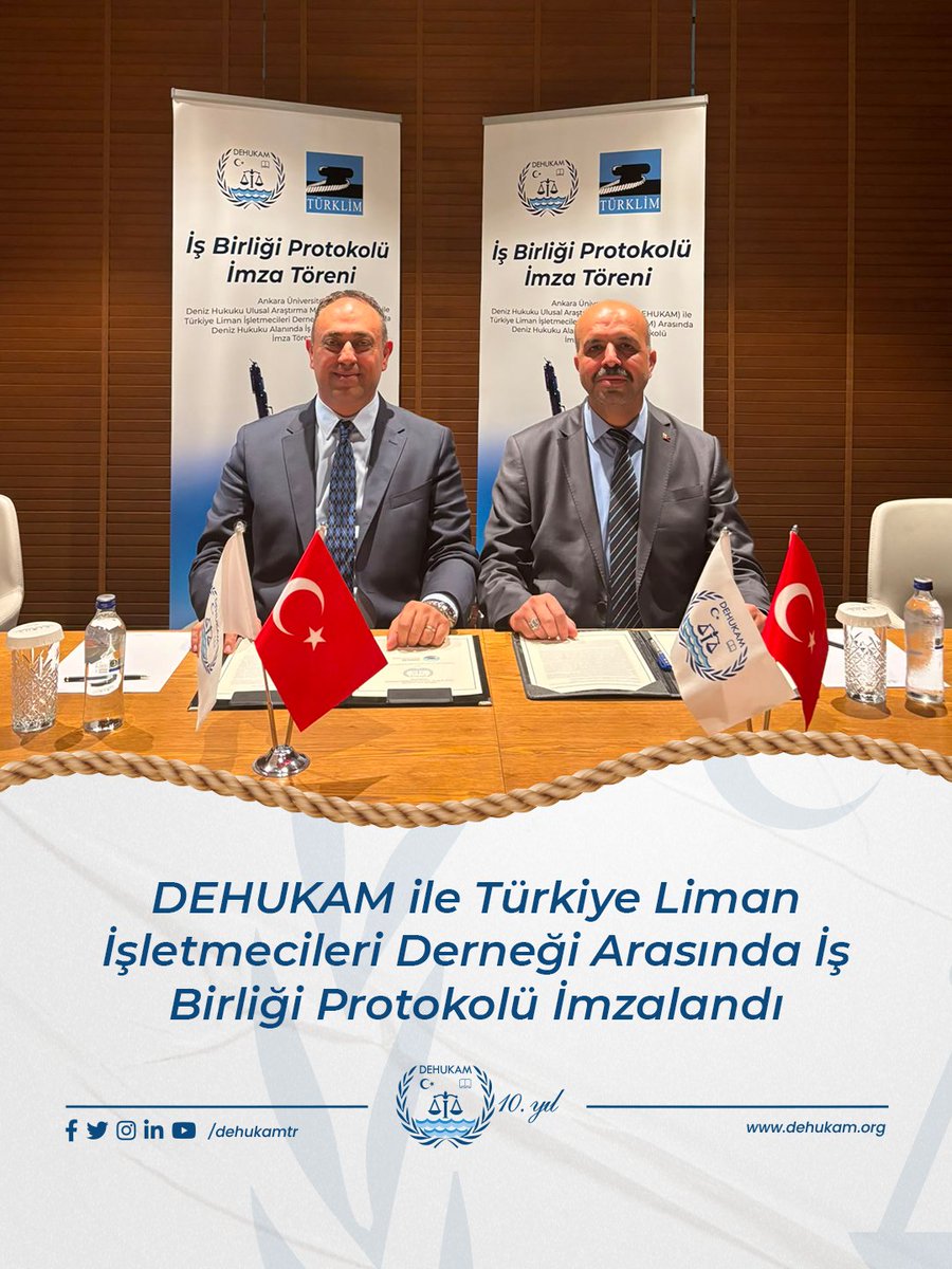Dehukamtr's tweet photo. DEHUKAM ile Türkiye Liman İşletmecileri Derneği Arasında İş Birliği Protokolü İmzalandı.

Detaylı bilgi için:
https://t.co/YSOTEfh8Ph https://t.co/MfGL6NVUkY