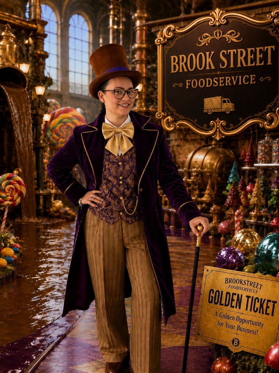 brookstreetfood's tweet photo. World Chocolate Day Golden Ticket Giveaway! ✨

We’ve hidden 5 Golden Tickets inside selected boxes of Cadbury Dairy Milk 48x45g bars! (code: 200394)🎟️

Find one and get £50 OFF your next order 💷

If you find a ticket call us on 01449 723399 with your unique code. Good luck! https://t.co/nQT2DXg5Vz