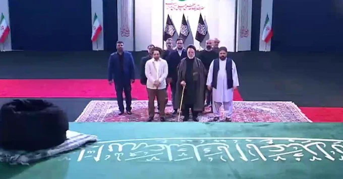 محقق و مسعود در مراسم تشییع جنازه خامنه ای اشتراک کردند