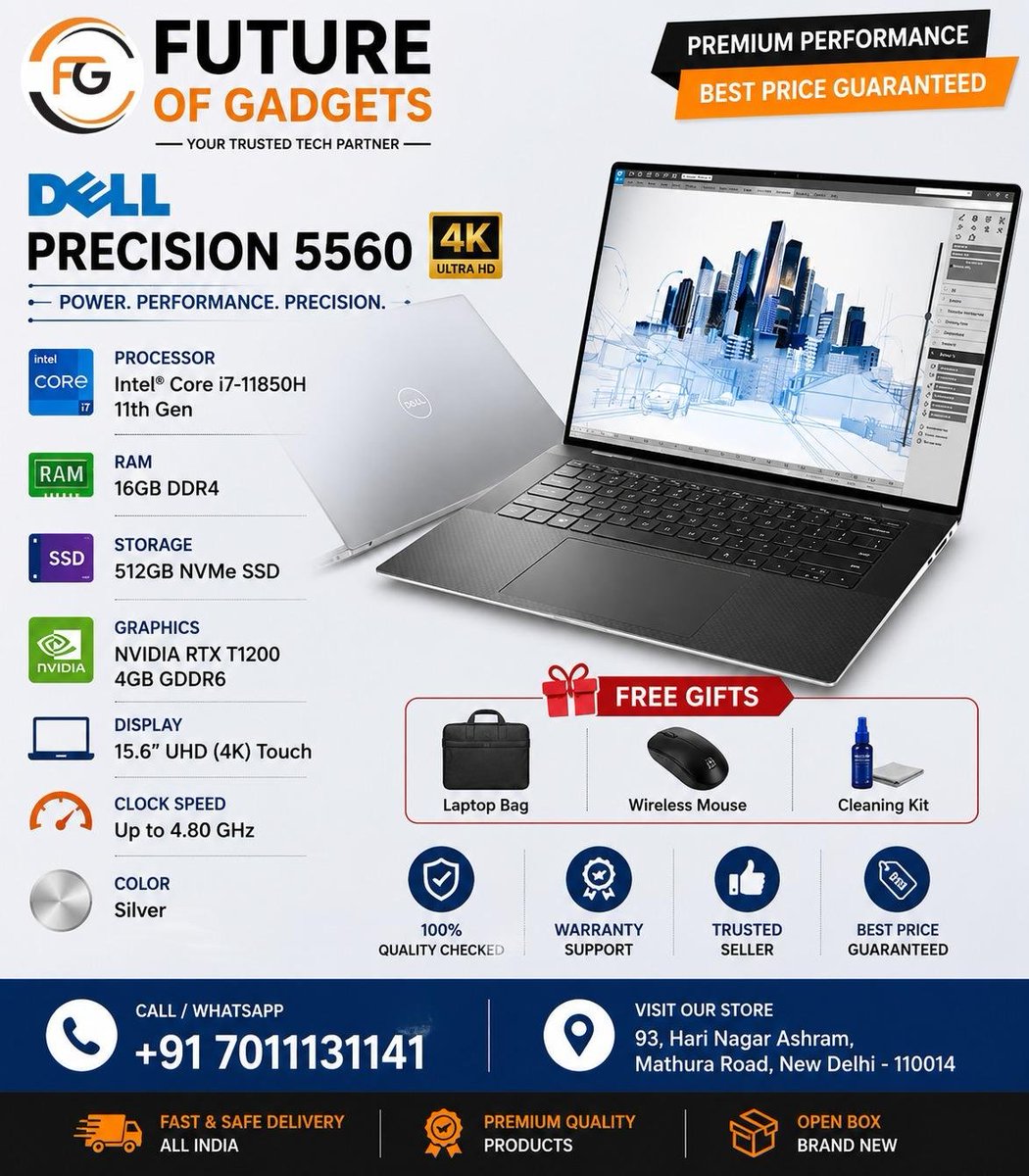 futureofgadget's tweet photo. 📍 Future of Gadgets
93 Hari Nagar Ashram, Mathura Road, New Delhi – 110014

📞 Call / WhatsApp: +91 7011131141

🔥 Premium Performance. Professional Power. Built to Handle Every Challenge. https://t.co/bUGIUqaLkR