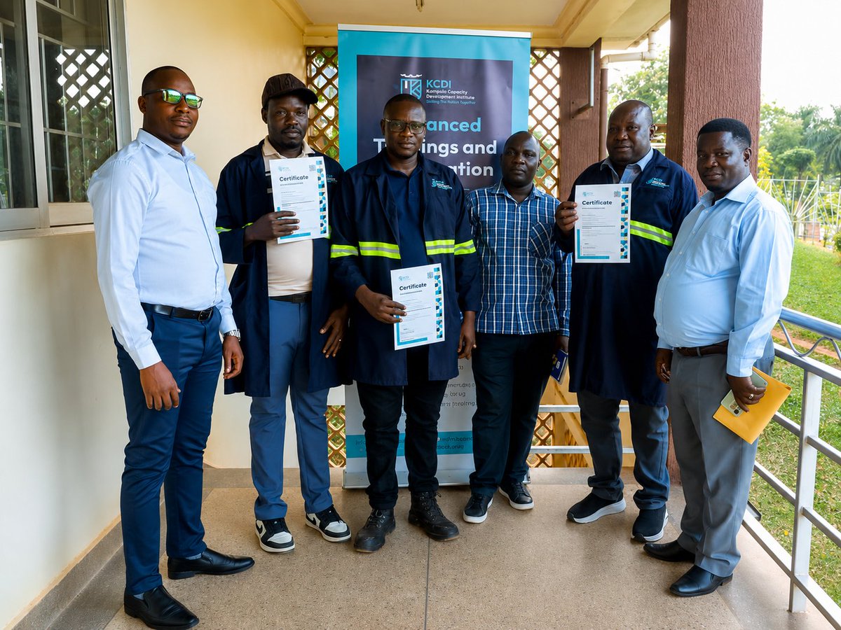 KCDI_official's tweet photo. Congratulations to the UEGCL team on successfully completing KCDI's Motor Rewinding& Preventive Maintenance training. Their enhanced practical skills will help reduce equipment downtime, lower maintenance costs, and improve operational efficiency. #KCDI #UEGCL #SkillsDevelopment https://t.co/ulp4DW55rb