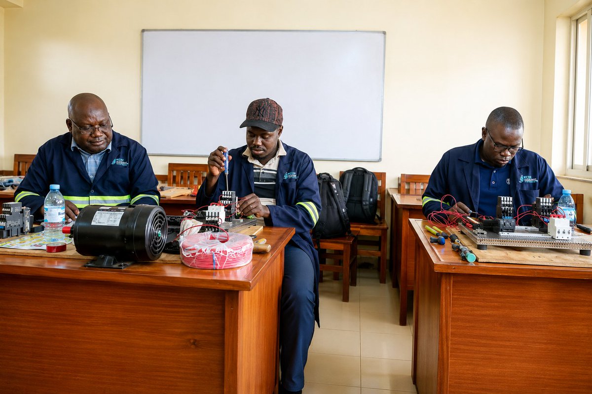 KCDI_official's tweet photo. Congratulations to the UEGCL team on successfully completing KCDI's Motor Rewinding& Preventive Maintenance training. Their enhanced practical skills will help reduce equipment downtime, lower maintenance costs, and improve operational efficiency. #KCDI #UEGCL #SkillsDevelopment https://t.co/ulp4DW55rb