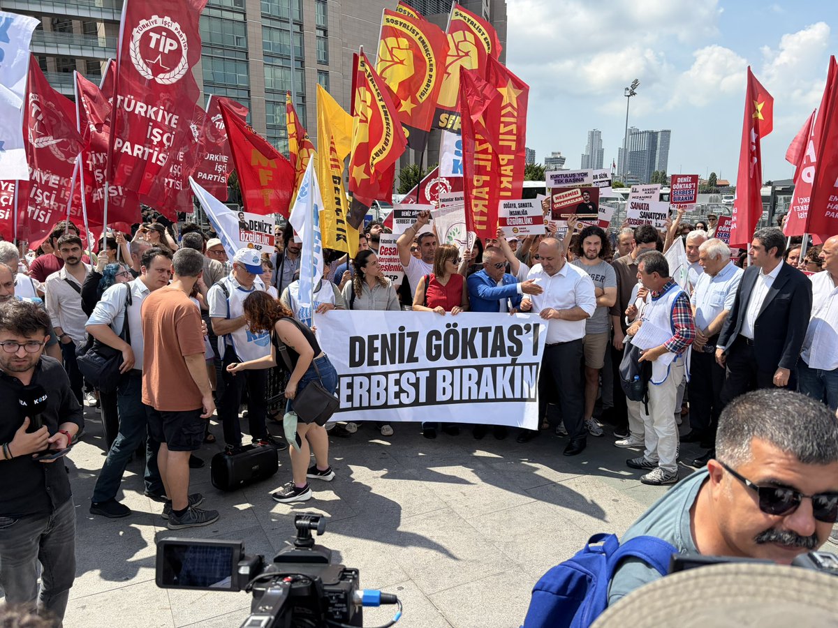 hilmihacaloglu's tweet photo. Deniz Göktaş'a destek açıklaması az sonra yapılacak #DenizGöktaşıSerbestBırakın https://t.co/MPVdel44Lm