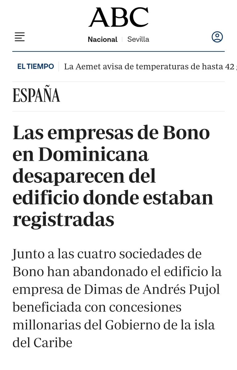 criaturina's tweet photo. POCO HABLAMOS DE BONO 

🤯🤯 "Desaparecen" las empresas dominicanas de Bono de la suite donde estaban registradas.

🚨🚨 Se desconocen los trabajos y el domicilio legal de las empresas del exministro de ZP en Dominicana: el Registro de la Propiedad Industrial no sabe dónde están.

‼️‼️ Su "amigo íntimo" y exdiputado del PSOE Juan Segovia, y su socio Dimas de Andrés también se han trasladado.

 https://t.co/TlhnhaQ0M1