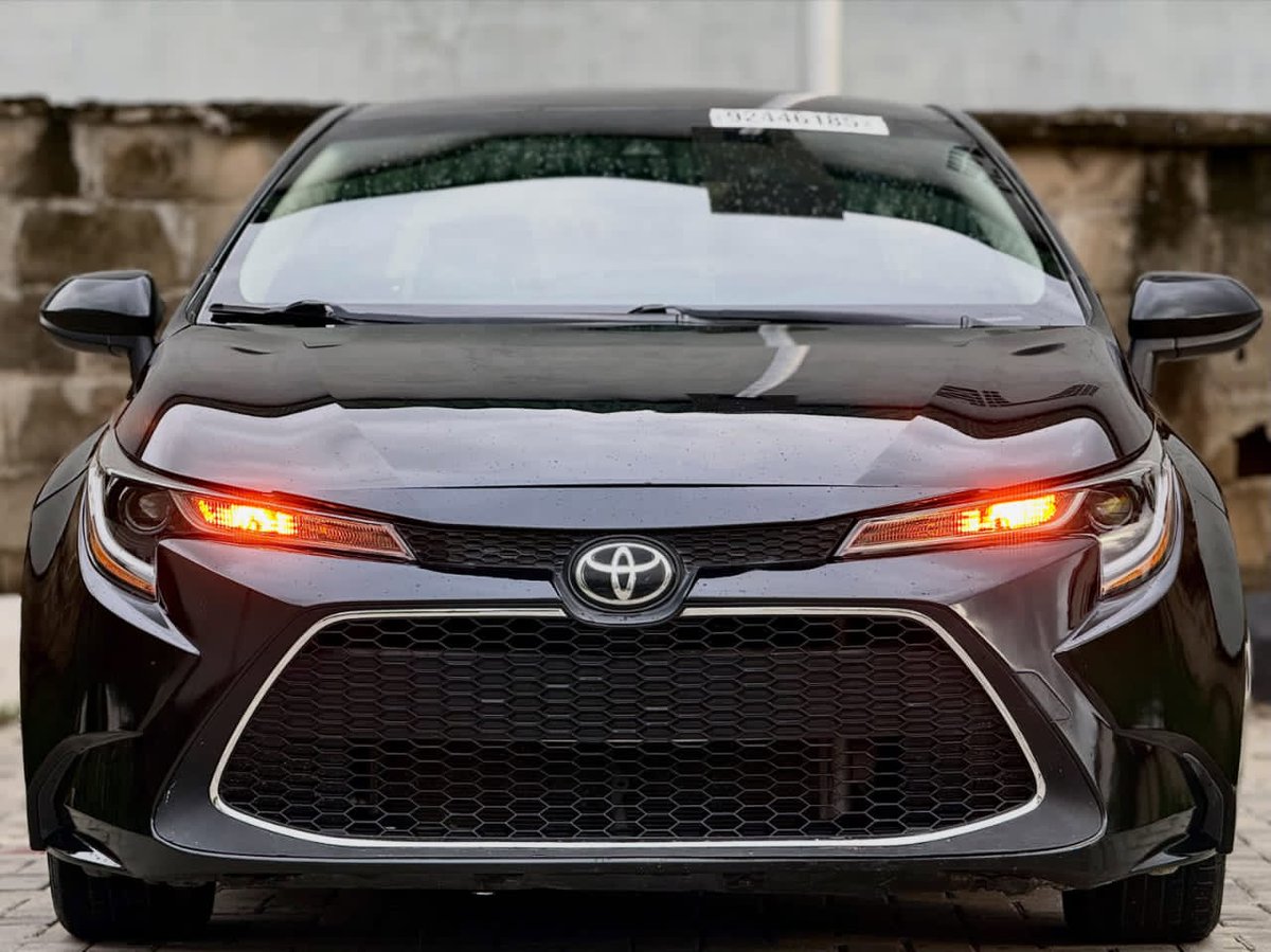 Jessyjay65's tweet photo. New machine alert
Brand:Toyota 
Model:Corolla 
Year:2020
Condition: Foreign used 🇺🇸🇺🇸buy and drive 💯💯
Full option

Accident free 💯
Custom duty 💯

Price:22m

Location:Lagos State https://t.co/i4kKrI1Qao