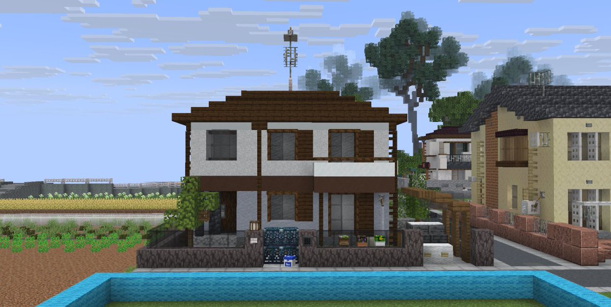 wajin1989's tweet photo. おうち
#Minecraftbuilds #佐山県 https://t.co/iFejlJnePA