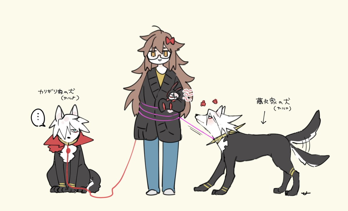 6kkasn's tweet photo. 多忙なご近所さんに代って🐶散歩させてるジナさん https://t.co/qrRzpYUISR