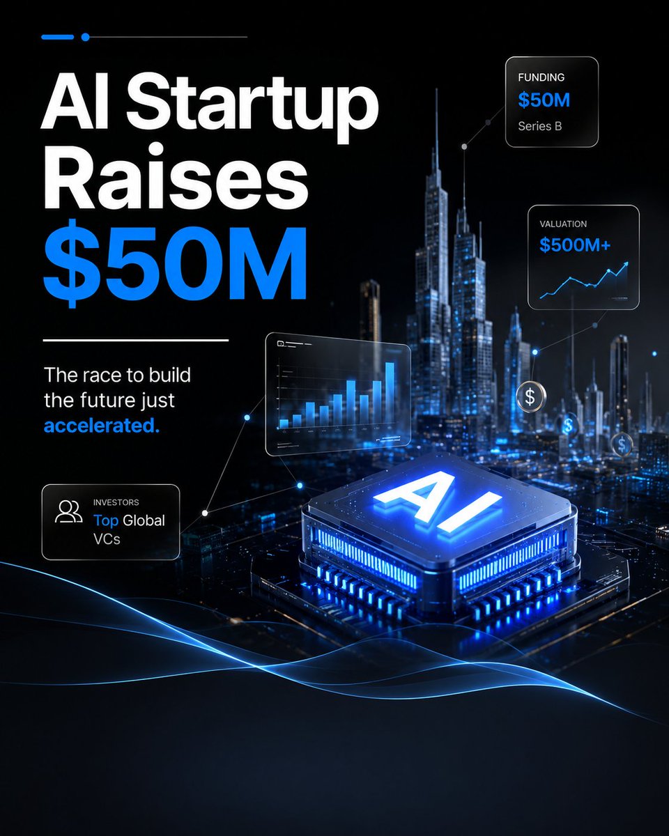 CrynixLabs's tweet photo. AI startups are rewriting the future.

A new funding round isn't just about money—it's a signal that investors see massive potential in the next generation of AI.

The biggest opportunities are being built right now.

Which AI startup do you think will dominate the next 5 years? https://t.co/gTEEdfuazS
