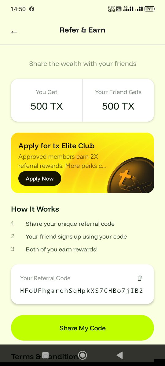 giande0's tweet photo. INSTANT AIRDROP!
🎁Reward 500 $TX (~$2.5)
Download app :
https://t.co/phqcsRcOEZ
➖Signup use email
➖Enter code HFoUFhgarohSqHpkXS7CHBo7jIB2 Mandatory to get reward
➖Create wallet
➖Wait reward &amp; sell $TX on MEXC/Bitget

#airdrop2026 #Airdrop #Crypto #Web3‌‌ #GiveawayAlerts https://t.co/Xzak74a9JS