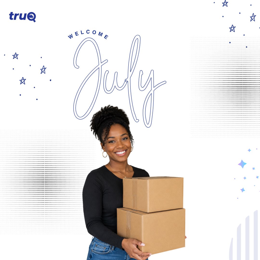 MytruQ's tweet photo. Welcome, July! 

Here's to new opportunities, fresh beginnings, and smooth moves all month long. 

Happy New Month from truQ!
Need to move? DM us. https://t.co/kBqjCsQf88