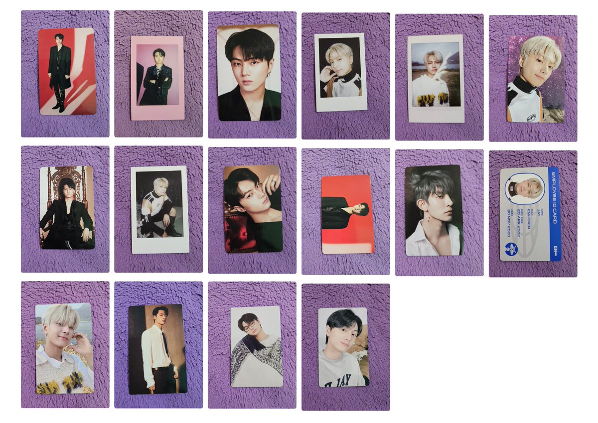 Feijihzen's tweet photo. #WTS #LFB #ENHYPEN OFFICIAL PHOTOCARDS 
onhand and ready to ship
Sold as set only, 65pcs most pob and luckydraw 18k set PAYO/ 50% NRDP REMBAL AFTER JULY 15, 2026

Can host hatian, can ship to different address
MOD: Tiktok checkout/ Shopee Checkout https://t.co/2Ipn8MP1sm