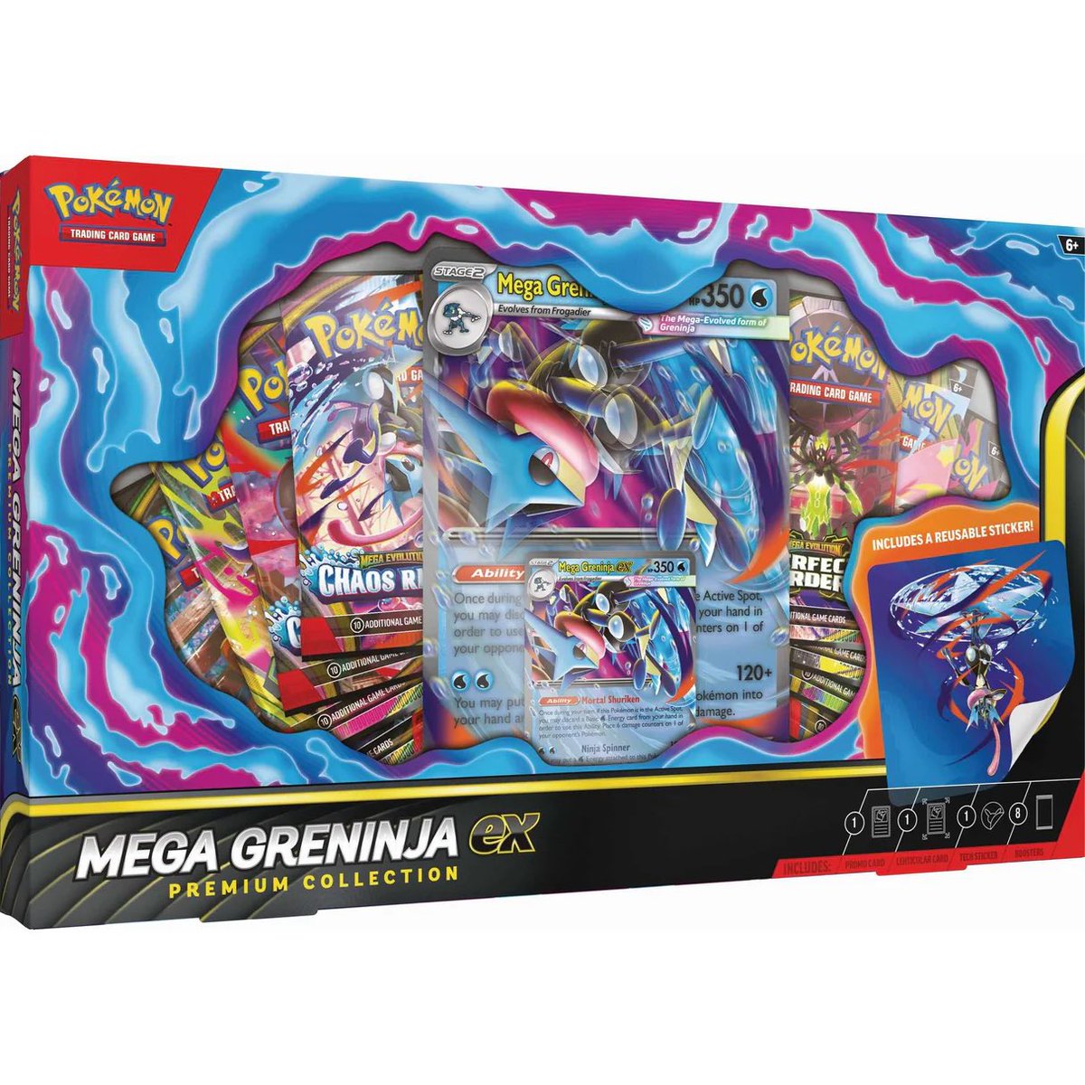 PokemonStockUK's tweet photo. 🌟 GIVEAWAY ALERT 🌟 

1 winner will receive the Mega Greninja ex Premium Collection; to enter simply;

- Repost
- Comment your favourite Pokemon

UK only, ends 11am 03/08/2026.

Dont forget to join the Discord 
https://t.co/ERj9gkIpqz

Good luck 🤝 https://t.co/xs3XyMeKfF