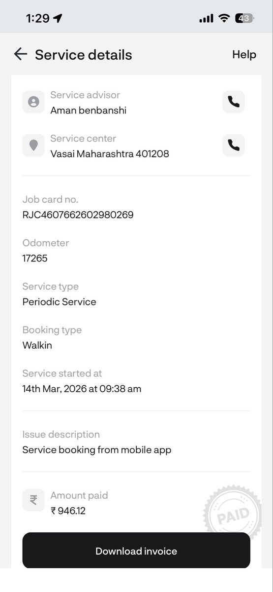 TimeIsMe's tweet photo. Hi @atherenergy, sharing service records for the recurring front brake issue on my Rizta. After 2 unsuccessful service visits, the MC kit was replaced. Within about a month, the same issue has returned. This is a safety concern. Please investigate and provide a permanent fix. https://t.co/1v171vFRBk