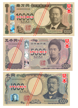NPB_IAA's tweet photo. 今日で新紙幣発行2周年🎉

ところで…
一万円札、五千円札、千円札の顔が誰か、もう全員言えますか？
また、前のお札の顔が誰か、覚えていますか？
ぜひ返信で教えてください♪

わからない人は国立印刷局のHPをチェック！
https://t.co/TCYDFqcjcB https://t.co/tCTFRzSQby