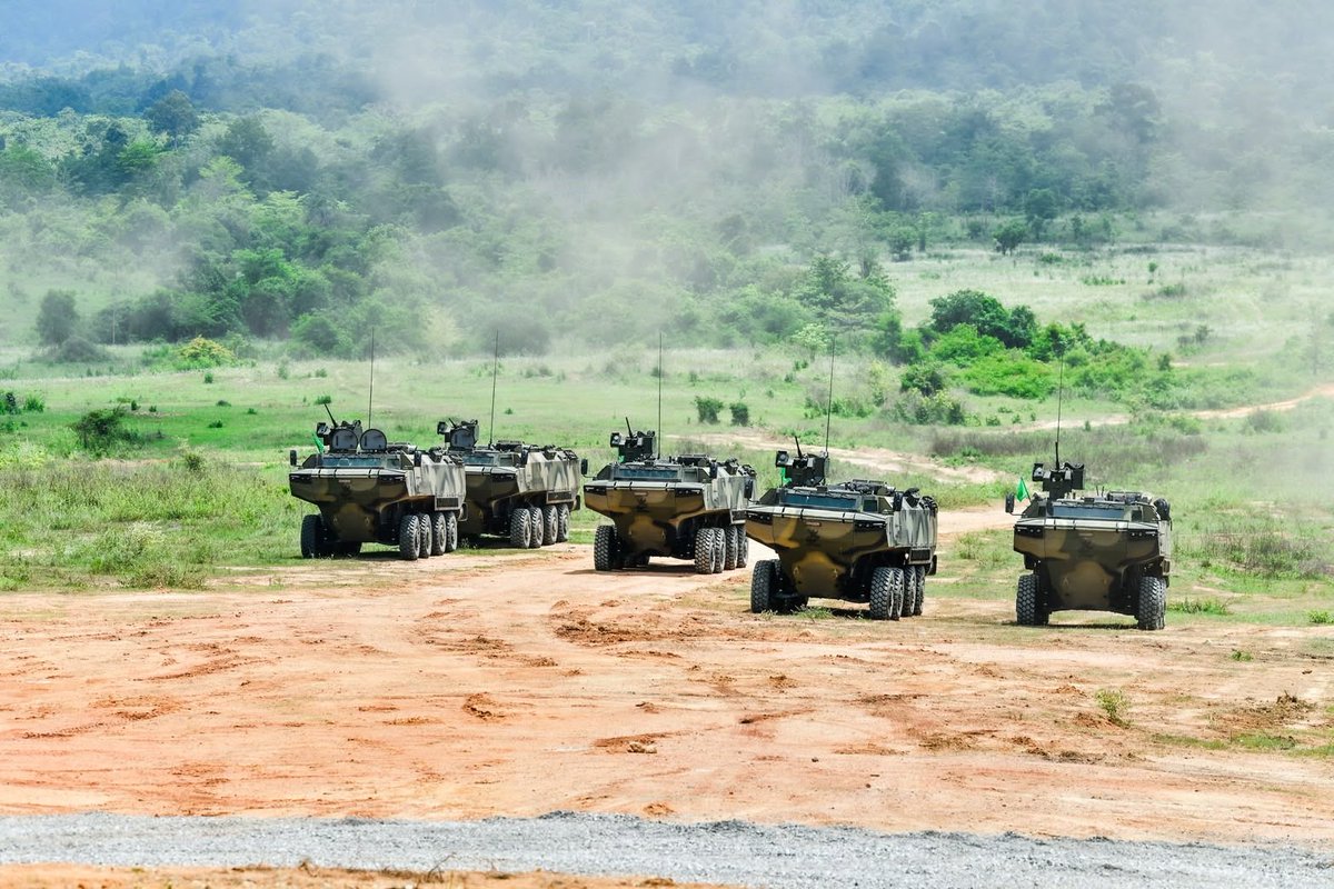 DylanMalyasov's tweet photo. A Thai amphibious vehicle has beaten Korean, Turkish and Czech rivals to win a deal with the Philippine Marines, its maker's first ever export sale.

https://t.co/DZxJrAPqbE https://t.co/e0mWKTyGdH