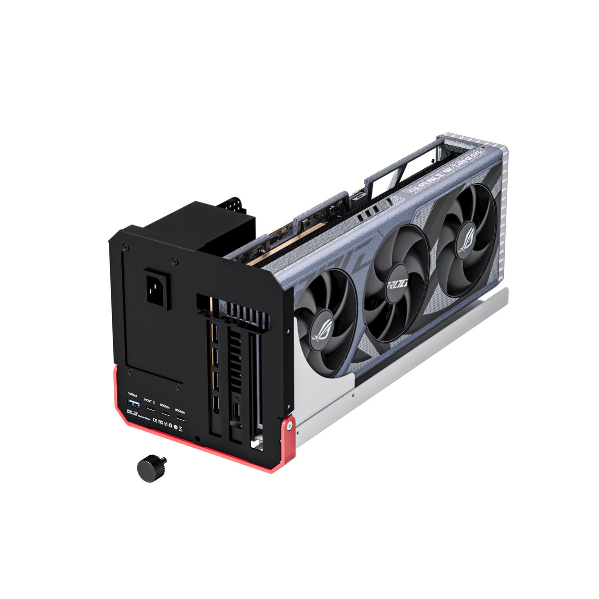 purplelec's tweet photo. Laptop portability. Desktop GPU power.
PURPLELEC Thunderbolt 5 eGPU Dock delivers 80Gbps bandwidth, PCIe x16 GPU expansion, dual 8K@60Hz output, 100W PD charging, and Thunderbolt 5 downstream ports.
Built for next-gen workstation setups.
#Thunderbolt5 #eGPU #DockingStation https://t.co/6itcARVRkH