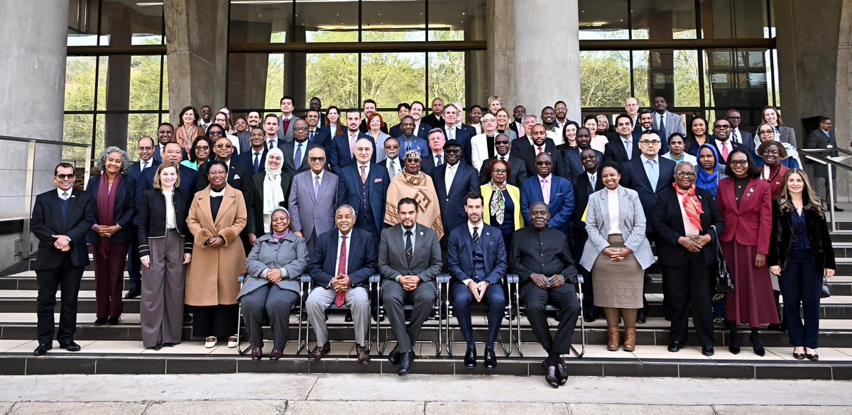 ICRC_SAfrica's tweet photo. Strengthening respect for International Humanitarian Law requires collective commitment. Yesterday’s engagement by state representatives advanced preparations for December’s High-Level Conference on Humanity in War in Jordan. The Initiative’s strength lies in its universality. https://t.co/haaIWT1jhd