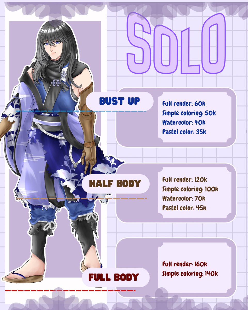 NErmengild's tweet photo. [RT's are very appreciated]

Halo semuaa aku buka komis untuk July (dan seterusnya sampai kiamat) yah. Please open the thread buat samples, commission for Locals (INA) only. Habis perbaikin comms sheet jadi repost

(👇open thread/reply for price, TOS, and samples) https://t.co/RsUaWD9Ec6