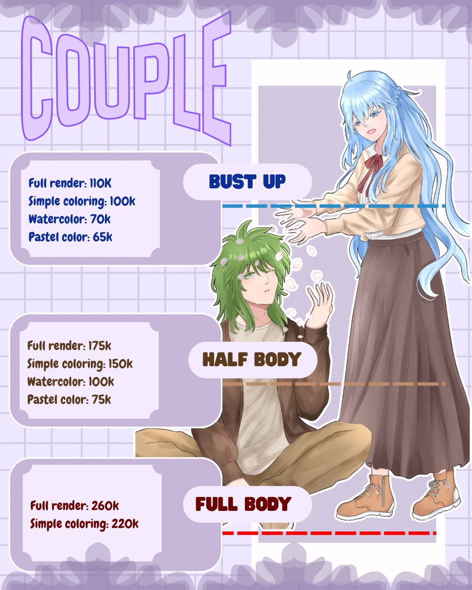 NErmengild's tweet photo. [RT's are very appreciated]

Halo semuaa aku buka komis untuk July (dan seterusnya sampai kiamat) yah. Please open the thread buat samples, commission for Locals (INA) only. Habis perbaikin comms sheet jadi repost

(👇open thread/reply for price, TOS, and samples) https://t.co/RsUaWD9Ec6