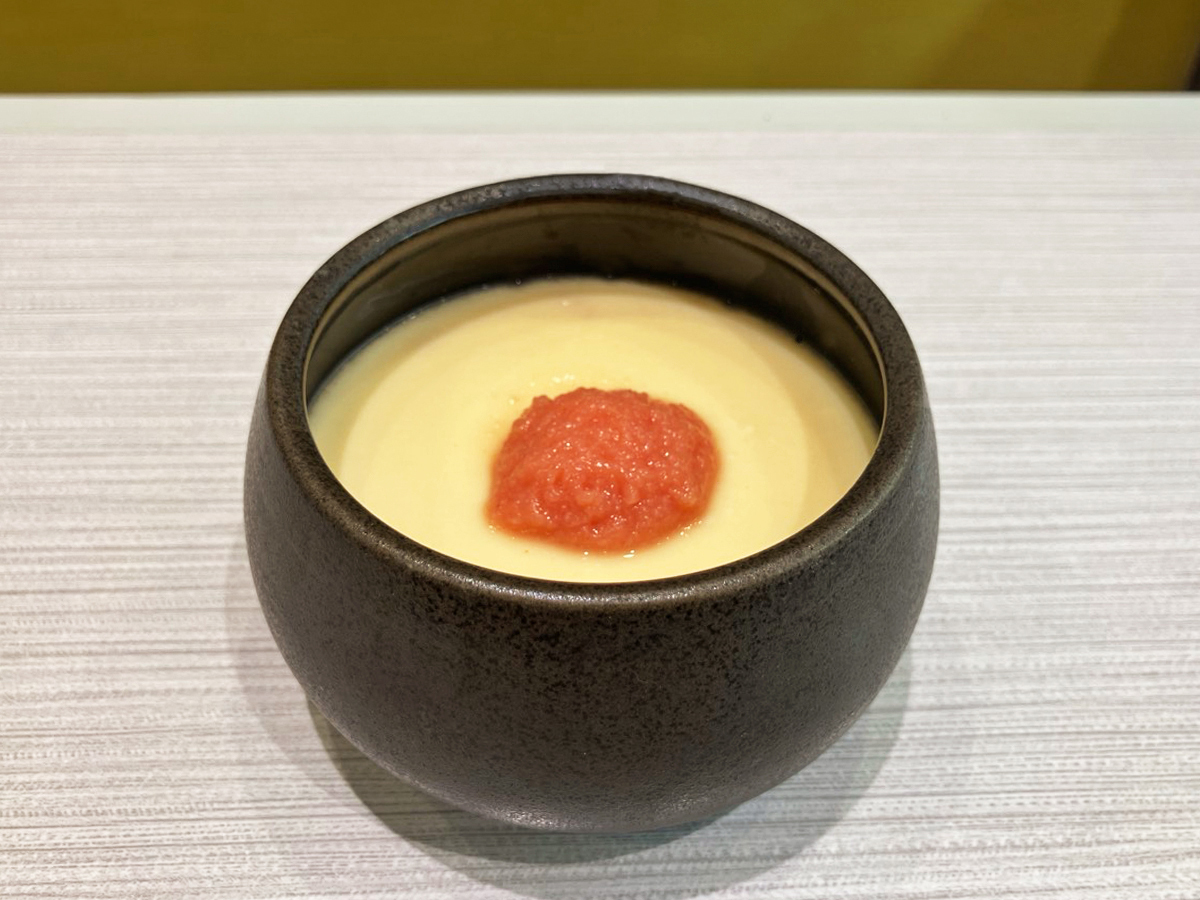 hamasushi_jp's tweet photo. みなさん、「博多明太もちちーず茶碗蒸し」はもうお楽しみいただけましたか❓

#はま寿司 https://t.co/Mu0rxa7XyC