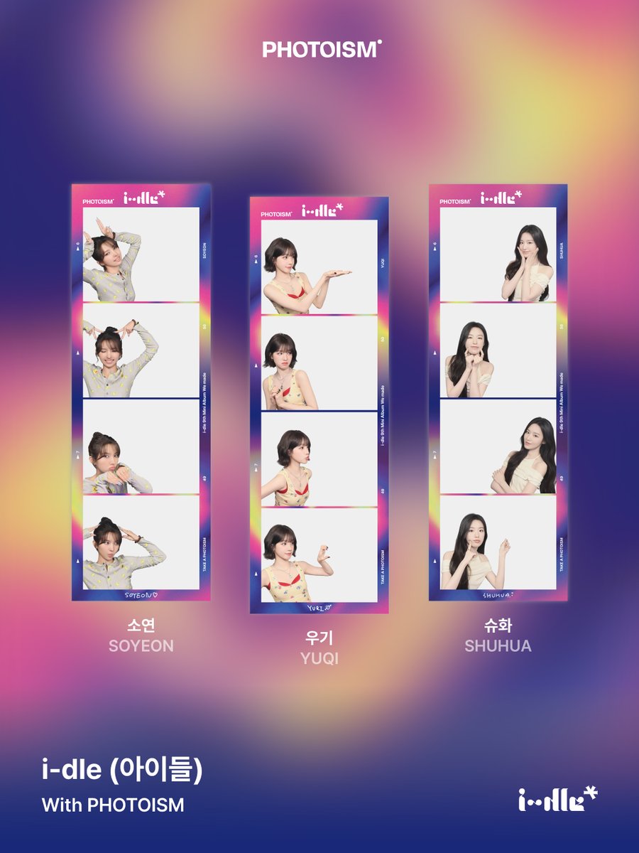 photoism_kr's tweet photo. PHOTOISM with i-dle (아이들)

i-dle (아이들) 팝업스토어에
포토이즘이 함께합니다

📅 07.10 (금) - 07.19 (일)
📍 서울시 마포구 양화로 141, L7호텔 1층 케이팝스퀘어

ONLY IN PHOTOISM https://t.co/fQ4XosQTuD
