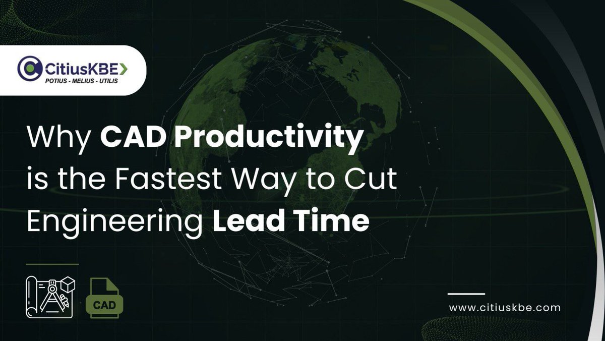 citiuskbe's tweet photo. Reduce engineering lead time with smarter CAD workflows. Discover 7 proven ways to boost productivity, reduce rework &amp; accelerate design. 

https://t.co/FgJwQRMEng

#CAD #Engineering #CADAutomation #ProductDesign #DigitalEngineering #Manufacturing #KBE #EngineeringProductivity https://t.co/AswWj5gbbH