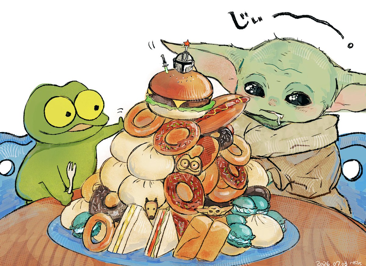 pekepeke302's tweet photo. マンドー 「 グローグー、そっちは違う、おやつじゃない 」 https://t.co/CCI510X79x