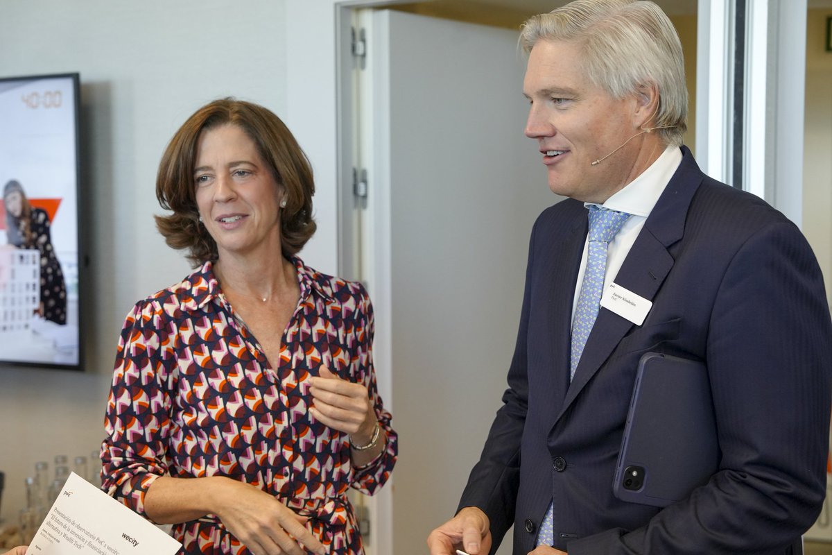 Aebanca's tweet photo. En el I Observatorio @wecity_io y @PwC_Spain sobre financiación inmobiliaria, nuestra presidenta, Alejandra Kindelán, aboga por:

👉fomentar la inversión y financiación de proyectos con diversidad de fuentes

👉reforzar la colaboración público - privada https://t.co/37FElo8VYw