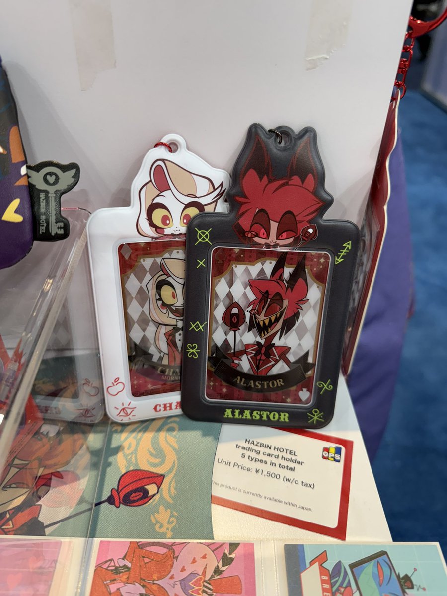 radiofucker_'s tweet photo. you guys they had these 🦌🌈 merch placements at anime expo and i was over the moon #charlastor https://t.co/n1lf8fUbyO
