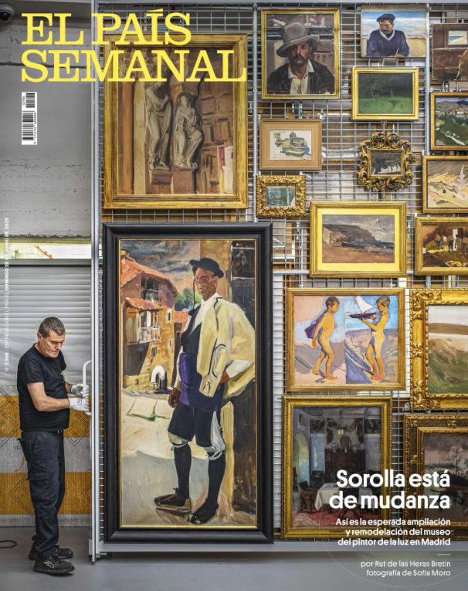 Ldevega's tweet photo. ¿Nadie lo vio venir? Pues como continuación de esta increíble historia del Sorolla, la última portada del @elpaissemanal 🥁🥁🥁🥁🥁 https://t.co/ewzrXT1Amk