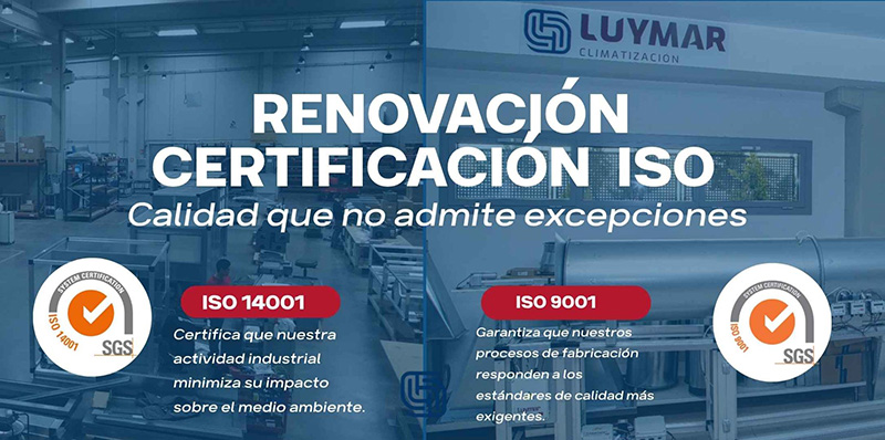C_Eficiencia's tweet photo. La renovación de las ISO 9001 y 14001 avala el compromiso de #Luymar con la calidad y el medio ambiente
✅https://t.co/gI3Nb0kRGS
#certificacion #iso #energia #eficienciaenergetica https://t.co/m9qqMY64zg
