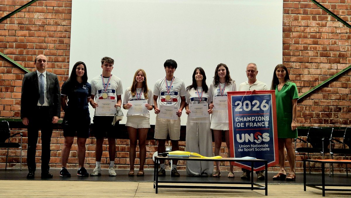 BenmiloudKarim's tweet photo. 🏆 Avec Carole FERRIOU 🏹 et Fanny Serena 🥊, sportives de haut niveau et professeures d'EPS, remise des diplômes @unss aux établissements et élèves lauréats @actoulouse 2026.
👏 29 titres de champions🥇, 40 podiums 🥈🥉 et aussi 26 arbitres, 11 juges &amp; 36 coachs mis à l'honneur. https://t.co/NFOo611NyJ
