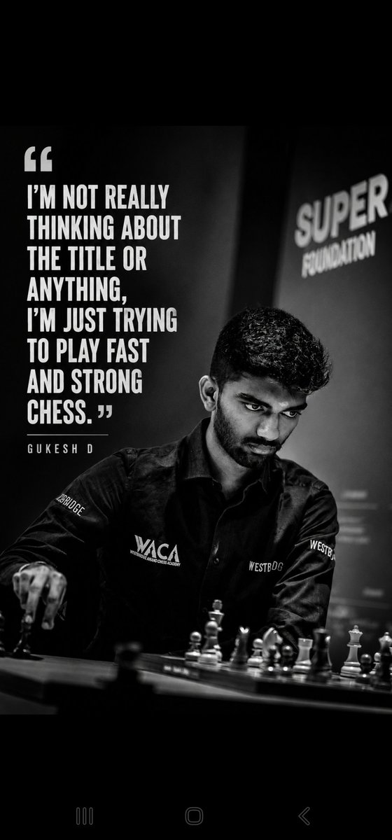 GrandChessTour's tweet photo. The World Champion Gukesh D on his performance in Super Rapid and Blitz Croatia: "I'm not really thinking about the title or anything, I'm just trying to play fast and strong chess."
#Grandchesstour 
#GukeshD 
Photo by Lennart Ootes/GCT https://t.co/uYjoP8tgj7