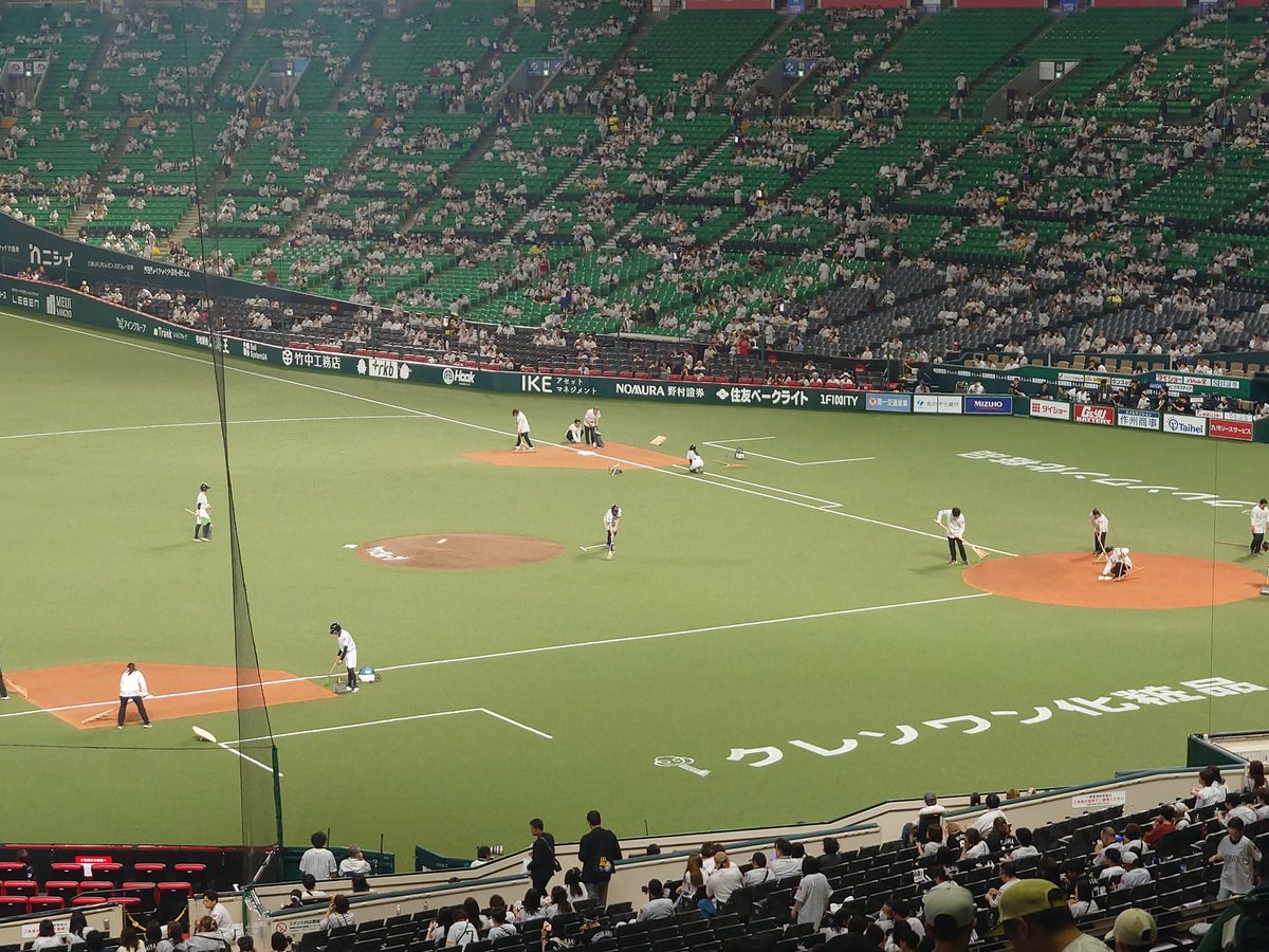 BATISTAdH's tweet photo. でもって、今日のメインは1年ぶりのみずほペイペイドームです！ https://t.co/WppWlBEmhr