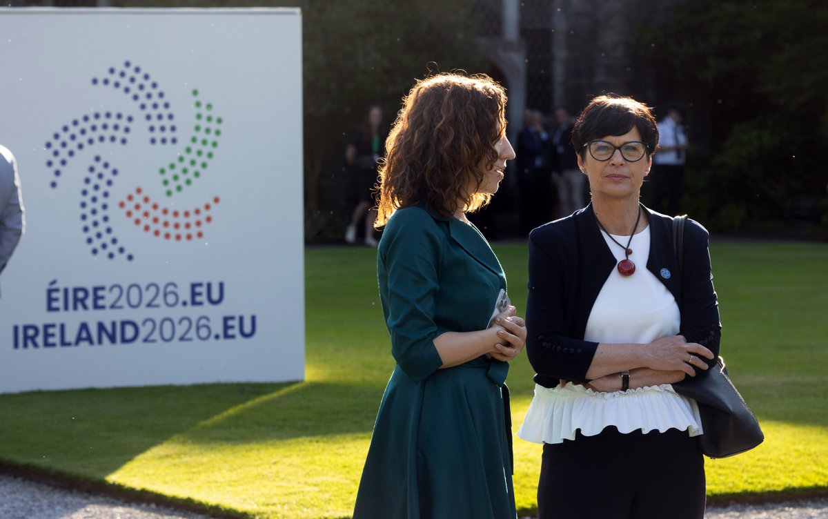 MartaKosEU's tweet photo. Good to be in Ireland with the College as its Council Presidency begins.

We are looking forward to continue the solid pace of progress for enlargement with the Irish Presidency and support our candidate countries’ accession paths.

I have just returned from Türkiye, Azerbaijan and Armenia, where we moved our connectivity work into its next phase. It can help secure lasting peace in the South Caucasus while diversifying trade and energy routes between Europe and Asia.

Enlargement and connectivity go together. Both contribute to Europe’s stability, prosperity and security.