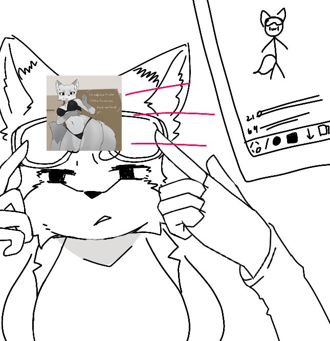 FoximusNate's tweet photo. I don't know what to draw....🤔
#furry https://t.co/AUkESUWiFs