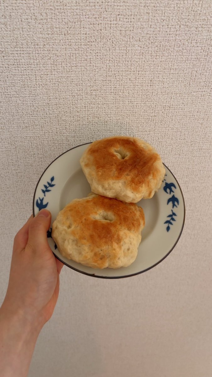 muru__life's tweet photo. 🥯

不格好だけど味は美味しかった～⊂(  ᴖ ̫ᴖ)⊃🎶 https://t.co/jRZo8uVi58