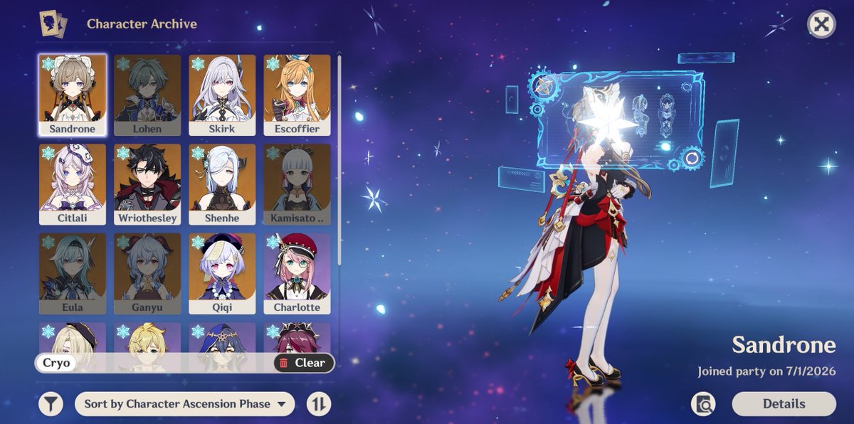 sandroneirll's tweet photo. i love having all the cryo characters https://t.co/xiy8BrBXwZ