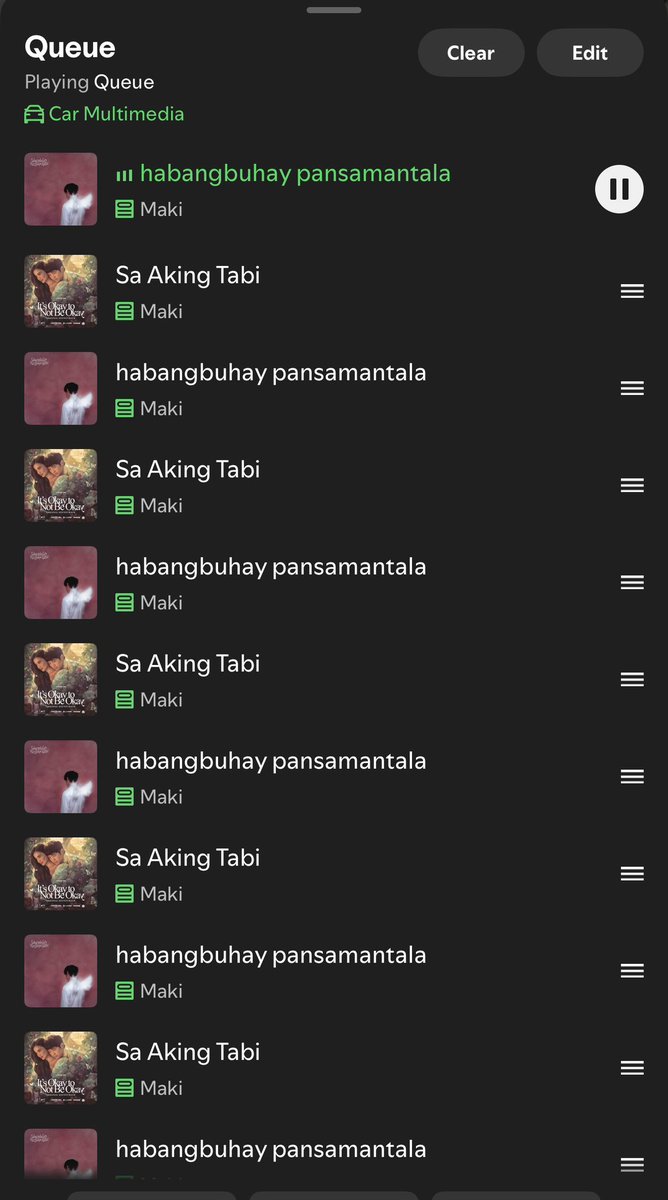itsjennvicente's tweet photo. Stream Habangbuhay Pansamantala! Stream Sa Aking Tabi!π Para masama na sa setlist hihi π @clfrnia_maki #maki #saakingtabi #habangbuhaypansamantala https://t.co/1bl6WK5Haa