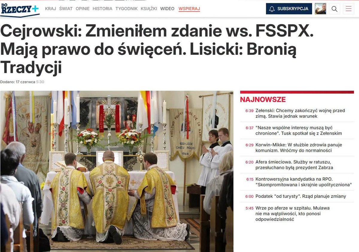 BartoliniJa's tweet photo. @NatConPatriot Cejrowski też propsował to całe Bractwo Piusa X. Czyli wychodzi na to, że pan Wojtek też dostał ekskomunikę xD https://t.co/MWTEOTdFg0