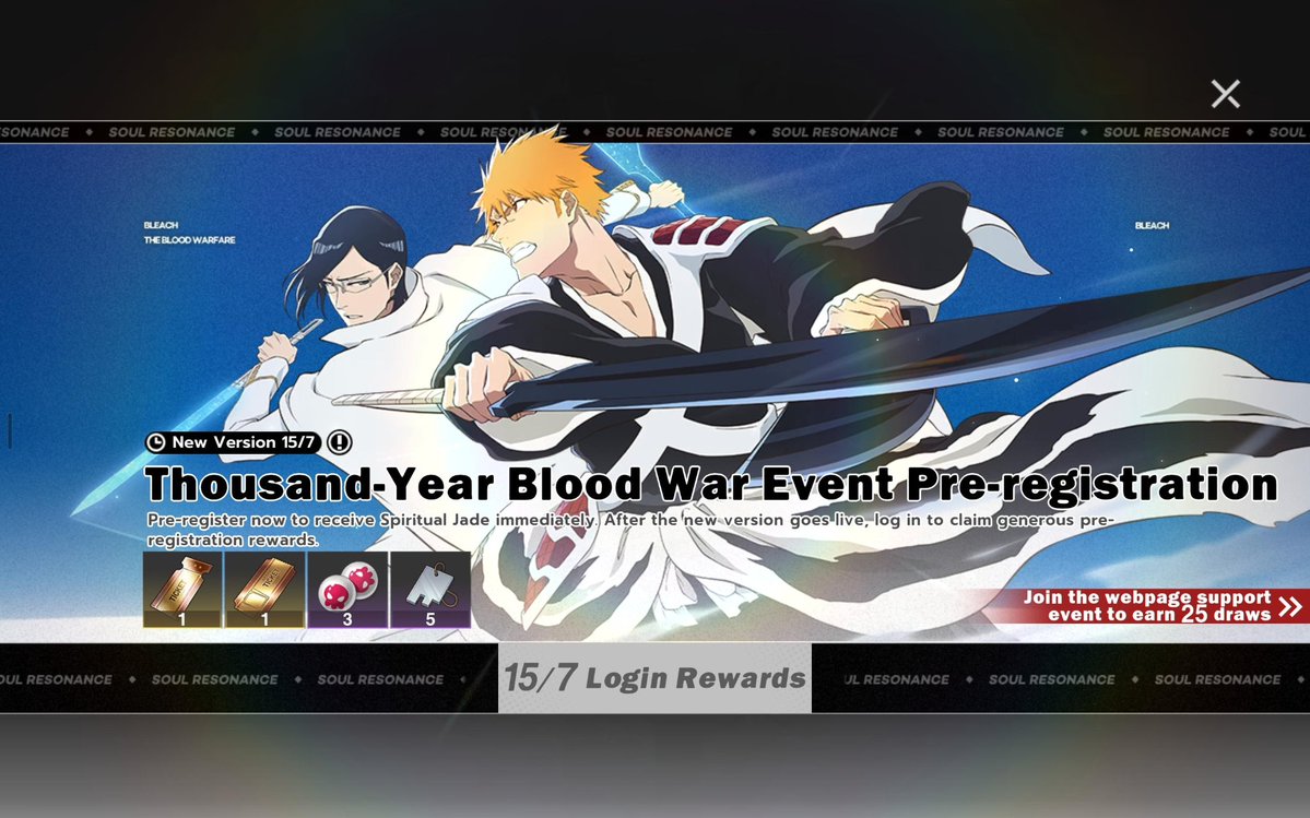 BBSWorldChamp's tweet photo. NEW THOUSAND-YEAR BLOOD WAR TRAILER LATER TODAY?! https://t.co/o2BucN6YjS