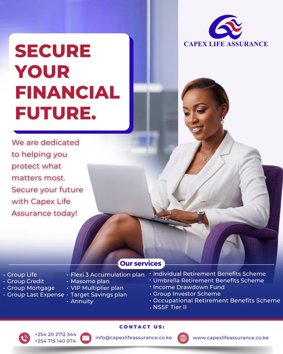 CapexLife's tweet photo. Friday is here! 

📞 Contact us today to find the cover that's right for you:
📞 +254 20 2712 344, +254 715 140 074
📧 info@capexlifeassurance.co.ke
📍 Galana Plaza, Kilimani – 3rd Floor.

 #CapexLifeAssurance https://t.co/Ii14s5zisj