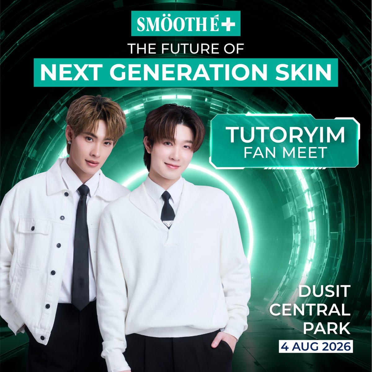 SmoothEThailand's tweet photo. Smooth E เปิดมิติใหม่ในโลกคู่ขนาน ให้กับ  #MyPlaneTT และ  #myalienz 🛸👽 พบกับ ติวเตอร์ยิม ใน THE FUTURE OF NEXT GENERATION SKIN ให้ 50 ผู้โชคดี ได้ใกล้ชิดและสัมผัสผิวสุขภาพดีกับนวัตกรรมแห่งอนาคต 
📌 Dusit Central Park
📌 4 ส.ค. 69 

💚 ลุ้นเข้า VIP ZONE 20 ท่าน ได้รับสิทธิ์ทันที เพียง...
ช้อป Early Bird Set ในวันที่ 3 ก.ค. 69 เวลา 17.00 น.
จำนวนจำกัดเพียง 20 Set เท่านั้น (1 ท่าน / set / สิทธิ์)

💚 ลุ้นเป็น 30 Lucky Fan เพียงช้อป Smooth E ที่ร่วมรายการขนาดใดก็ได้ครบ 699 บาท รับ 1 สิทธิ์ลุ้น Lucky Fan
 
📍ช้อปได้ที่ https://t.co/SHIEbey9jc
Link : https://t.co/GIUJslBZtD
📍ระยะเวลากิจกรรม 03 ก.ค. (เวลา 17.00 น. ) -  24 ก.ค. 69 ( เวลา 23.59. )
📍ลงทะเบียนใบเสร็จผ่าน google form
Link:  https://t.co/WRF1wR8LwE
-------------------------------------
หมายเหตุ
1.ใบเสร็จจะต้องมีสินค้าเฉพาะรายการสินค้าที่ร่วมรายการขนาดใดก็ได้เฉพาะช่องทางที่กำหนดผ่าน https://t.co/SHIEbey9jc เท่านั้น
2.รายการสินค้าที่ร่วมรายการ (ขนาดใดก็ได้)
Smooth E Babyface Hydration Foam
Smooth E White Babyface Spot Clear
Smooth E Sun Astaxanthin : White Spot Clear
Smooth E Sun Astaxanthin : Acne Oil Control
Smooth E Sun Astaxanthin : Wrinkle Anti Spot
Smooth E Sun ZERO Feel Protection
Smooth E Gluta B3 Cellular Bright
Smooth E Retinal Plus Deep Wrinkle Repair
Smooth E PHA-AHA Acne And Pore
Smooth E Intensive 1.5 HYA Life Filler Serum
Smooth E Serum-in-pad
Smooth E Micellar-in-pad
Smooth E Extra Dry Therapie Effective Dose Double Serum
Smooth E Radiant Glow Therapie Effective Dose Double Serum
Smooth E Mark & Firm Therapie Effective Dose Double Serum
Smooth E Extra Sensitive Makeup Cleansing Water
Smooth E Ultra Light Purifying Cleansing Oil
Smooth E BABYFACE ACNE-5 DETOXIFY NON-IONIC FOAM (NEW!!)
Smooth E MICELLAR SERUM ACNE CLEANSING WATER (NEW!!)
3.สงวนสิทธิ์ 1 ใบเสร็จ สามารถส่งลงทะเบียนได้ 1 ครั้งเท่านั้น ไม่สามารถลงทะเบียนซ้ำได้ หากมีการลงทะเบียนซ้ำจะนับเฉพาะใบเสร็จที่ลงทะเบียนครั้งแรกเท่านั้น โดยยอดแต่ละใบเสร็จจะต้องมียอดไม่น้อยกว่า 699 บาท / 1ใบเสร็จ โดยเป็นยอดหลังหักส่วนลด ค่าจัดส่ง และ ภาษีมูลค่าเพิ่ม 
4.สงวนสิทธิ์ 1 ท่าน สามารถรับสิทธิ์ได้ 1 สิทธิ์เท่านั้น ไม่สามารถเปลี่ยนแปลง หรือ โอนย้ายสิทธิ์ให้ผู้อื่นได้
5.สงวนสิทธิ์ไม่สามารถเปลี่ยนสิทธิ์เป็นเงิน ยกเลิกคำสั่งซื้อ หรือคืนสินค้าในทุกกรณี ผู้ที่ได้รับสิทธิ์ร่วมกิจกรรมหากมีการยกเลิกคำสั่งซื้อหรือคืนสินค้า จะถูกตัดสิทธิ์ในการร่วมกิจกรรมในทันที
6.สงวนสิทธิ์ไม่สามารถใช้ Gift Card ในการซื้อสินค้าที่ร่วมกิจกรรมได้ 
*เงื่อนไขเป็นไปตามที่บริษัทกำหนดฯ คำตัดสินถือเป็นที่สิ้นสุด
** ใบเสร็จที่ลงทะเบียนสำเร็จ จะเป็นใบเสร็จที่ตรงตามเงื่อนไขที่กำหนดเท่านั้น
#SmoothExTutorYimNextGen
#myalienz #MyPlaneTT #ติวเตอร์ยิม
