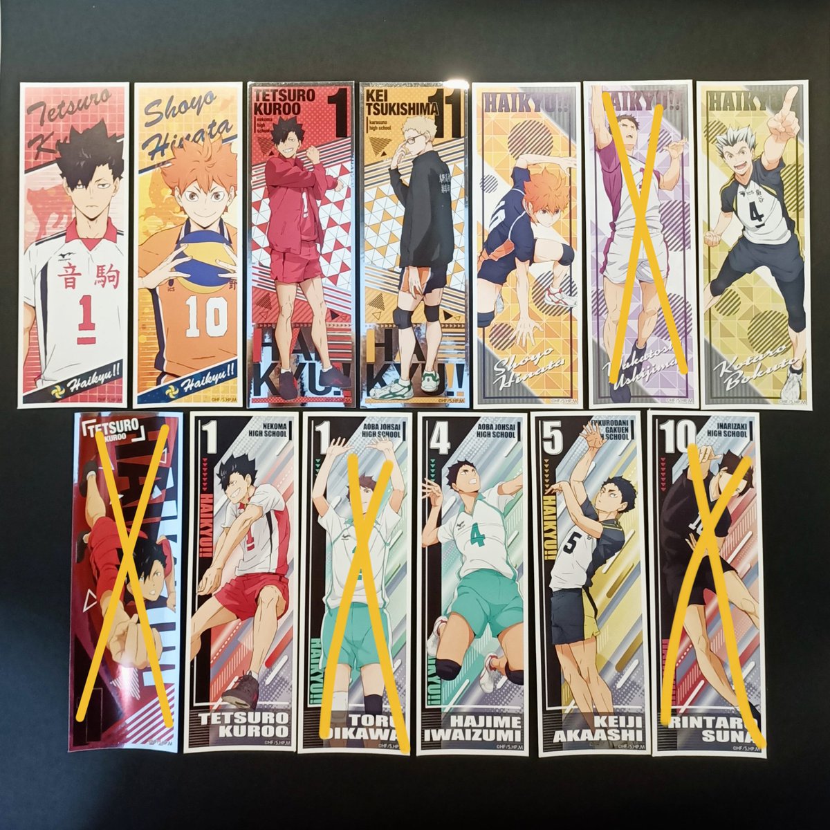 Grace21blue's tweet photo. WTS 

Haikyuu Bookmark Sticker

Hinata, Kuuro, Tsuki, Bokuto, Akaashi, Iwaizumi

✅ Ready
✅ Promo Xtra
📍Belitung

🍊 https://t.co/GgVfc91kr7

#wts #warunganime #warungmerch #warunghaikyuu #warunghq #haikyuu https://t.co/M3qSSHv1mY