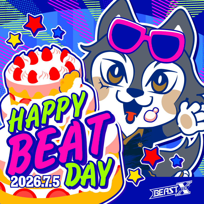 ビートくんおめでとう㊗️🎊🎊