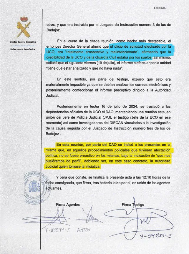Anhgi_'s tweet photo. Es la obligación del DAO de la Guardia Civil vigilar por el escrupuloso cumplimiento de la ley de los miembros del cuerpo.
No se entiende que coño investiga Pedraz si es que está investigando algo. https://t.co/g2UeJHG5aa