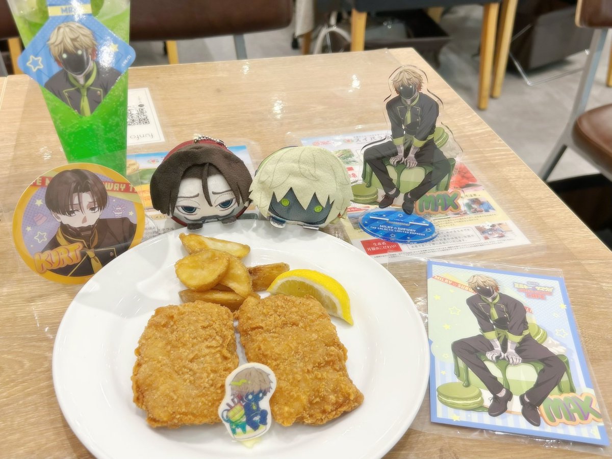 eruma_95's tweet photo. 🦾のコースターと📺のポストカード自引きできた🥹💖ランダムグッズも狙いが来てくれて大満足🥰️

 #ミルサブスイパラ https://t.co/WnDwiDam3e