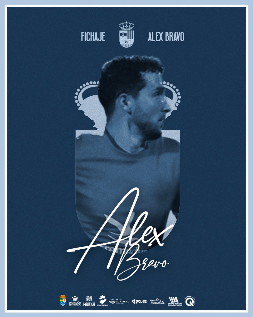 PueblaEF's tweet photo. ☑️ #Oficial: 🆕 #𝗙𝗜𝗖𝗛𝗔𝗝𝗘
🤝 Álex Bravo, experiencia y calidad para el centro del campo de la #EFP.
Álex (29 años), con trayectoria en 2ªRFEF, llega del @JerezClubFutbol. Destaca por su juego aéreo, visión y golpeo 🎯⚽️.
💓 #ElLatidoDeUnPueblo
💪 #VMP | #EFP 'A' 🔵⚪ https://t.co/yBzhiXhD6g