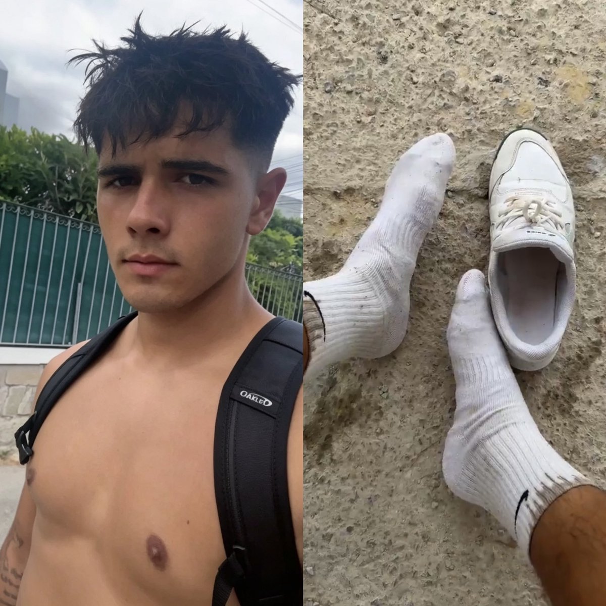LadsInWhiteSox's tweet photo. I give you...@JonnyVieiraa 😈
#Chav #Scally #Alpha #Tradie #Findom #Sneakers #Trainers #Boots #Nike #Adidas #Vans #Whitesocks #Socks #GaySocks #Gay #GayMan #Man #Men #GayFetish
#SneakerPorn #InstaGay #Dominate #PayPig #Jock #BadBoy #SmellySocks
#SocksFetish #GymTrainers #Dom https://t.co/cJB2C4QJ26